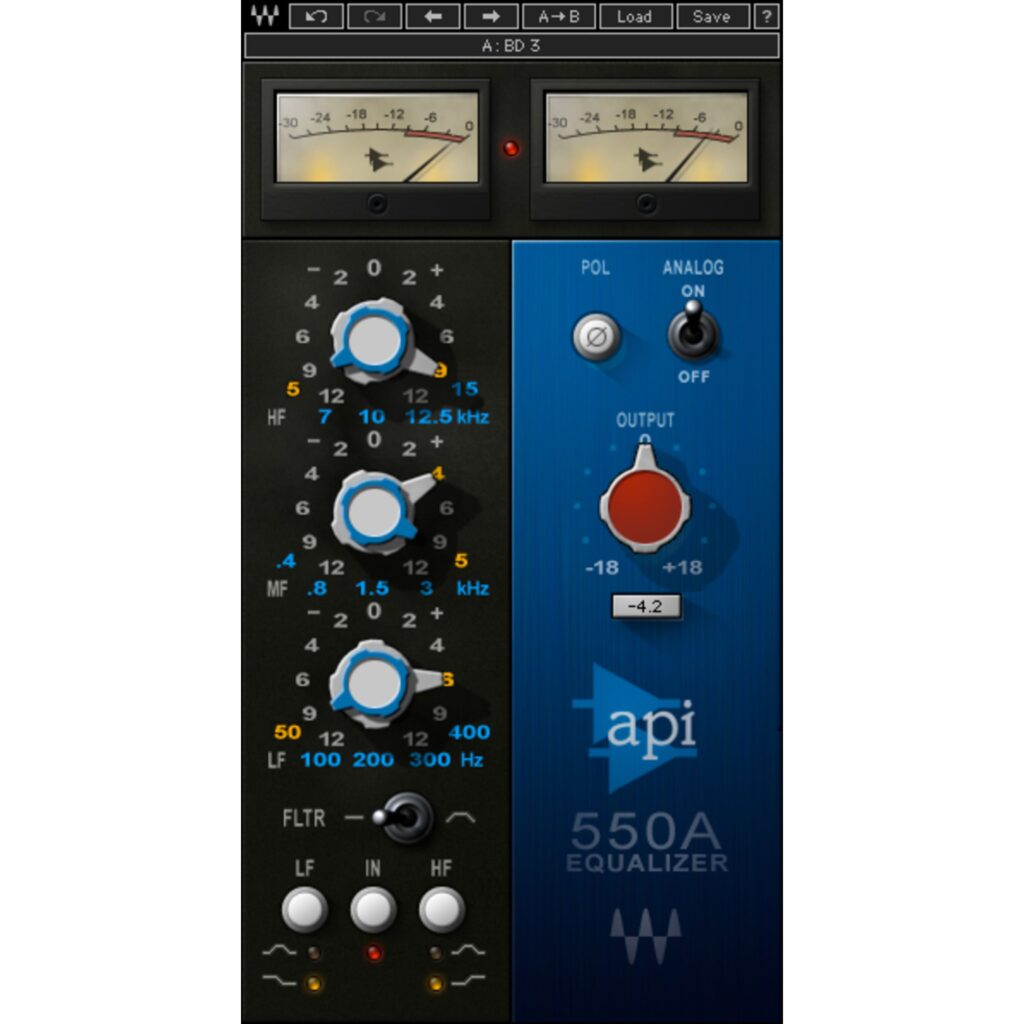 Api 550 B, waves plug in